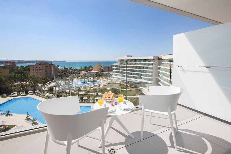 Hipotels Playa de Palma Palace balcony view with breakfast for two